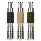 Thumb Push Pepper Mill Stainless Steel Manual Pepper Mill for Outdoor Barbecue H