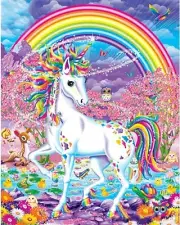 Unicorn Rainbow Iron On Transfer For T-Shirt + Light & Dark Fabrics #5