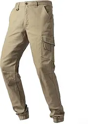 [BIG BEE] Elite Cargo Pants Work Jogger Elastic Ankle Cuff Stretch Cotton Comfort