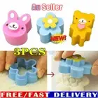 3X Flower BrMCd Mold Cake Toast Bento Maker Sandwich Cutter Rabbit Crust CookWZ