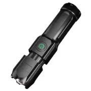 Outdoor Mini Flashlight Portable Rechargeable Torch,Camp Waterproof Powerf H7N1