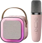 Karaoke Machine,Portable Karaoke Speaker Microphone | Portable Wireless Karaoke System for Camping,