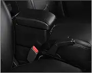 MKVAXR Car Accessories, for Toyota, for Yaris Hybrid, for Vitz Car Armrest Box USB Centre Console Storage Box Car Armrest Box(Black E2 All Black 9 USB)