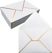 50 Pack 4x6 Envelopes Self Seal, White 4x6 Envelopes for Invitations with Self-Adhesive A6 Envelopes Self Seal for Weddings, Invitations, Photos, Postcards, Greeting Cards Mailing,Graduation