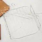 Air Fryer Rack BBQ Rack for Air Fryer Pizzas Vegetables Bread Non Sticky Easy