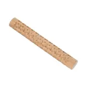 Wood Clay Roller 6 Inch Embossed Star Texture Modeling for Clay Baking DIY