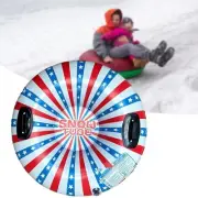 Inflatable Snow Tube with Handles Accessories Children Sledding Sleigh
