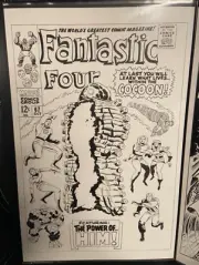 Fantastic Four 67 Original Art Recreation after Jack Kirby