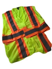 DieHard XXL New Safety Work Reflective Tape Vest High Visibility
