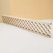 1/12 Scale DIY Dollhouse Miniature Lattice Fence Kit Furniture Accessory Plain