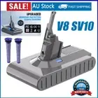 9500mAh Battery and Filter for Dyson SV10 V8 Absolute Animal Motorhead Cord-Free