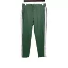 Calia Green Mid Rise Jogger Pant Medium Tuxedo Stripe Pull On Athletic