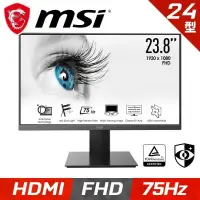 在飛比找PChome24h購物優惠-MSI PRO MP241X 平面美型螢幕 (24型/FHD