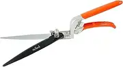 Q-yard QY-741F Flower Bed and Grass Shear - Extra Sharp Garden Hand Pruners, Easier Cutting, Comfortable Ergonomic, Less Effort - Gardening Scissors for Men & Women, Orange