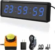 Advanced 1.5-Inch Interval Timer for Gym & Home Exercise - Adjustable Brightness