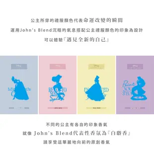 【日本John's Blend】迪士尼公主聯名香氛套組(掛片+除臭噴霧)芳香/消臭/車用/公司貨 (5.6折)