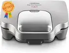 GR6250 Big Fill Toastie Maker, 2-Slice Sandwich Toaster, Non-Stick Plate, Silver