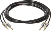 Amazon Basics 16AWG Speaker Cable Wire with Gold-Plated Banana Tip Plugs (4mm) - CL2 - 99.9% Oxygen Free - 1.8 meters