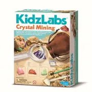 4M Kidz Lab Crystal Mining Natural Rock Digging Kit Kids Learning Fun Toy 5y+