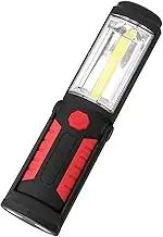 LED Magnetic Worklight,Portable Battery Powered Inspection Lamp Trouble Light for Mechanic Tool,Camping,Grill,Emergency(Red,Batteries NOT Included)