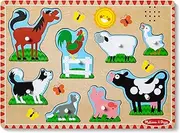 Melissa and Doug - Farm Animals Sound Puzzle - 8 Pieces