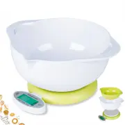 5Kg Electronic Kitchen Scale w/ 2 Bowl 1g Graduation Medicinal Tray Platform Scale