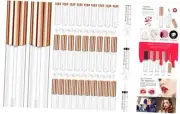 30 Pcs lip Gloss Tube Containers Bulk Wand 10ml Empty Clear Pink Rose Golden