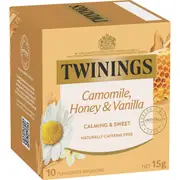 Twinings Camomile Honey & Vanilla Tea Bags 15g x 10 pack