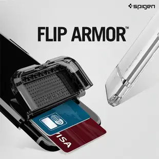 SGP Spigen iPhone 7 Plus 7+ 5.5吋 Flip Armor 全包覆式下掀 卡夾 防震 保護殼