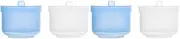 4 Pcs Manicure Bowl Nail Tool Sterilizer Manicure Supplies Sterilizer for Nail Tools Nail Soaking Bowl Trays Nail Tools Jar