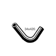 Superspares Lower Radiator Hose for Mitsubishi L200 Express Utility MB Galant