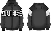 [GUESS] Boys' Hooded Zip Up Sweater