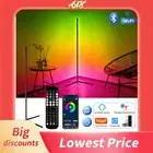 Living Room Dimmable Corner Floor Lamp Stand Smart Mood Light for Bedroom Decor