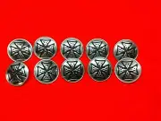 Leather Hardware - LOT of 10 JEREMIAH WATT Horseshoe Brand Conchos #4270 - 2"