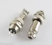 10pcs XLR 3 Pins 12mm Audio Cable Connector Chassis Mount 3 Pin Plug Adapter