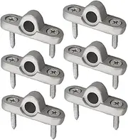 Eyelets for Awning Dropping | 6X Metal Eyelets Pin for RV Awning - Motorhome Hook Holder, Roof Bar Brackets, 8mm Mounting Tool for Motorhomes, Caravans