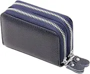 [JOEBO] Women Ladies Fashion Large Capacity Card Holder Accordion Style Coin Pocket Blocking Purses Credit Card Holder Wallet(Wine red)/619 (Color : Navy Blue)