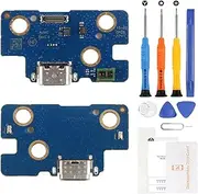 for Samsung Galaxy Tab A8 10.5 X200 USB Type-C Charging Port Flex Cable Replacement with Tools - Compatible with SM-X200 SM-X205 Models (Dock Connector Board Repair Kit)