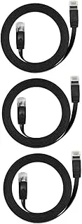 Pcs Cat Ethernet Cable LAN Network Cable Rj Connector Suitable for Tv Gaming Streaming