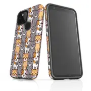 For Google Pixel 4a 5G Case Armour Protective Cover Lovely Cats