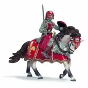 NEW Schleich 70056 Knight on Horseback with Sword Red - RETIRED