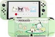 Kuitmor Protective Case for Switch OLED,Cute Protective Cover,Hard PC Cover Case,Anti-Scratch Protective Shell Compatible with Switch OLED Console and Game Console Controller (Green)