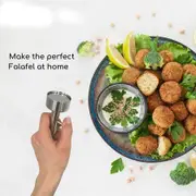 Professional Stainless Steel Falafel Scoop: Easy and Consistent Falafel Making