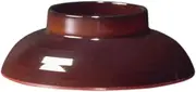 Marukei B55C SSR Suction Bowl Lid/Small Soup Bowl Lid Diameter 3.5 x Height 1.2 inches (90 x 30 mm), Sensuji Naishi Vermilion Tamaru Japanese Style, Break-Resistant, Dishwasher Safe, Stackable