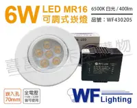 在飛比找PChome24h購物優惠-(2入) 舞光 LED 6W 6000K 白光 7cm 全電