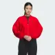 【adidas 愛迪達】外套 女款 運動外套 立領外套 風衣外套 亞規 BOMBER JKT 紅 IM8873(S2321)