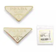 PRADA PR A53V A51V A50V A50S A51S A52S Sunglasses White/Gold Icon Logo Genuine