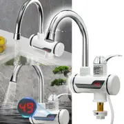 Electric 360° LED Fast Instant Faucet Tap Cold Hot Water Heater Kitchen Home