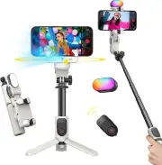Gimbal Stabilizer for iPhone Sefie Stick Tripod with Auto Face Tracking for TIK