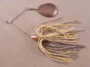 Bass Fishing Lure DR Custom Spinnerbait 1/4 oz, With 1 Plastic Colorado Blade